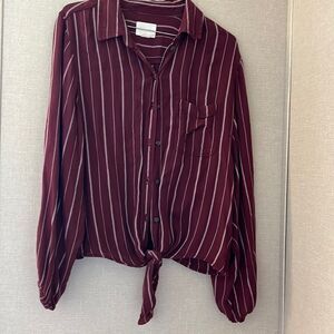 American Eagle Striped Oversized
